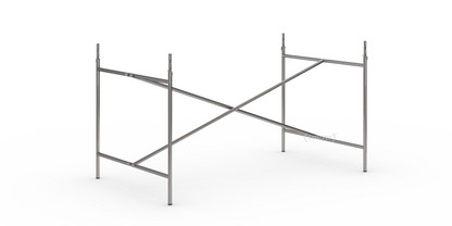 Châssis de table Eiermann 2 Acier brut|Vertical, centré  |135 x 78 cm|Avec rallonge en hauteur (hauteur 72-85 cm)