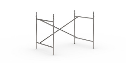 Châssis de table Eiermann 2 Acier brut|Vertical, décalé  |100 x 66 cm|Avec rallonge en hauteur (hauteur 72-85 cm)