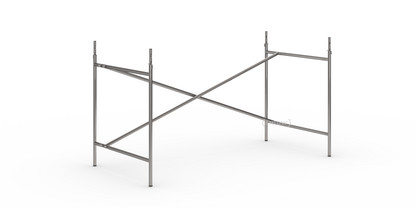Châssis de table Eiermann 2 Acier brut|Vertical, décalé  |135 x 66 cm|Avec rallonge en hauteur (hauteur 72-85 cm)