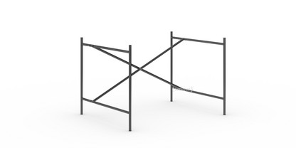 Châssis de table Eiermann 2 Noir|Vertical, décalé  |100 x 78 cm|Sans rallonge en hauteur (hauteur 66 cm)