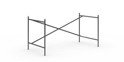 Châssis de table Eiermann 2 Noir|Vertical, décalé  |135 x 66 cm|Sans rallonge en hauteur (hauteur 66 cm)