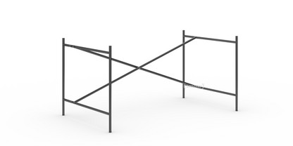 Châssis de table Eiermann 2 Noir|Vertical, décalé  |135 x 78 cm|Sans rallonge en hauteur (hauteur 66 cm)