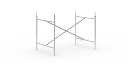 Châssis de table Eiermann 2 Argent|Vertical, centré  |100 x 66 cm|Avec rallonge en hauteur (hauteur 72-85 cm)