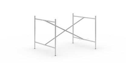 Châssis de table Eiermann 2 Argent|Vertical, centré  |100 x 78 cm|Sans rallonge en hauteur (hauteur 66 cm)