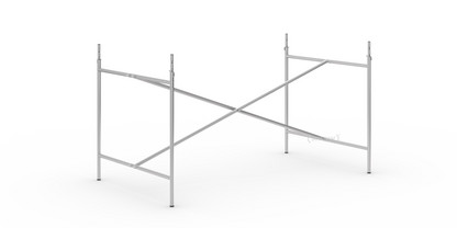 Châssis de table Eiermann 2 Argent|Vertical, centré  |135 x 78 cm|Avec rallonge en hauteur (hauteur 72-85 cm)