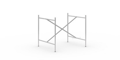 Châssis de table Eiermann 2 Argent|Vertical, centré  |80 x 66 cm|Sans rallonge en hauteur (hauteur 66 cm)