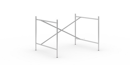 Châssis de table Eiermann 2 Argent|Vertical, décalé  |100 x 78 cm|Sans rallonge en hauteur (hauteur 66 cm)