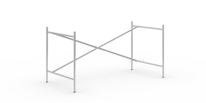 Châssis de table Eiermann 2 Argent|Vertical, décalé  |135 x 66 cm|Sans rallonge en hauteur (hauteur 66 cm)
