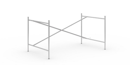 Châssis de table Eiermann 2 Argent|Vertical, décalé  |135 x 78 cm|Sans rallonge en hauteur (hauteur 66 cm)