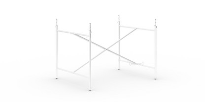 Châssis de table Eiermann 2 Blanc|Vertical, centré  |100 x 78 cm|Avec rallonge en hauteur (hauteur 72-85 cm)