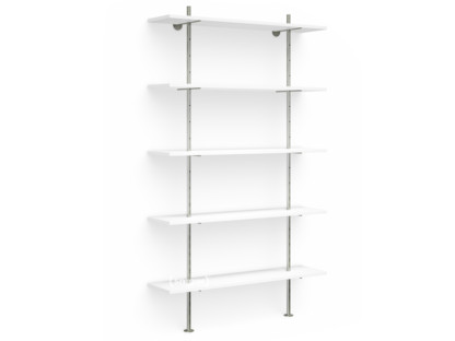 Étagère Eiermann Mélaminé blanc|140 cm|238 cm