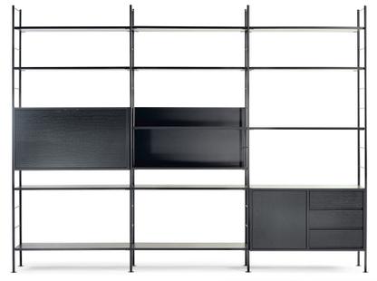 Etagère de Salon Hirche DHS10  Noir-Noir