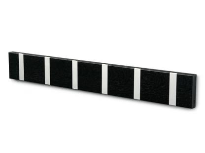Knax 6 crochets|Aluminium|Chêne teinté noir