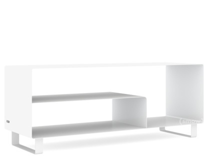 Sideboard R 111N Monochrome|Blanc de sécurité (RAL 9003)|Piétement luge laqué de la même couleur que l'extérieur
