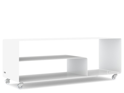 Sideboard R 111N Monochrome|Blanc de sécurité (RAL 9003)|Roulettes transparentes