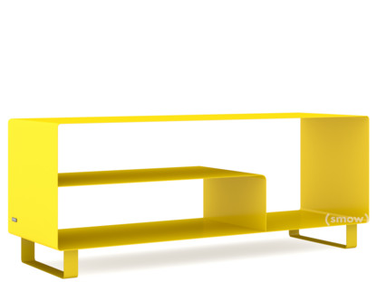 Sideboard R 111N Monochrome|Jaune signalisation (RAL 1023)|Piétement luge laqué de la même couleur que l'extérieur