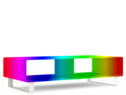 Meuble TV R 200N Bicolore   |Bicolore au choix (RAL Classic)|Piétement luge laqué de la même couleur que l'extérieur