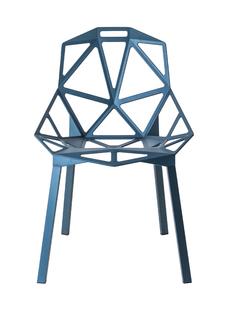 Chair_One Laqué bleu brillant|Bleu brillant (5255)