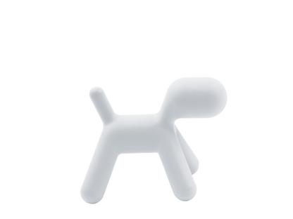 Puppy Grand (H 55,5 x L 42 x P 69,5 cm)|Polyéthylène (adapté à une utilisation en extérieur)|Blanc mat (1700 C)