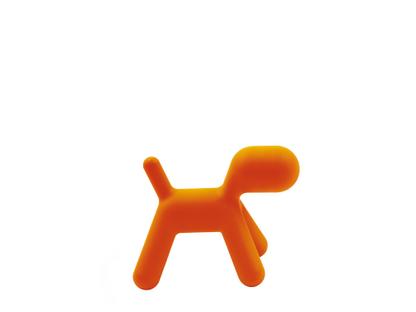 Puppy Moyen (H 45 x L 34 x P 56,5 cm)|Polyéthylène (adapté à une utilisation en extérieur)|Orange mat (1001 C)