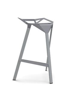 Stool_One Hauteur de l'assise pour la version cuisine 670 mm|Gris brillant (5254)