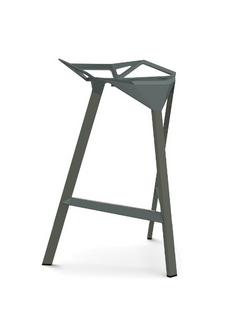 Stool_One Hauteur de l'assise pour la version cuisine 670 mm|Gris-vert brillant (5256)