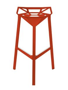 Stool_One Hauteur de l'assise pour la version bar 770 mm|Rouge mat (5085)