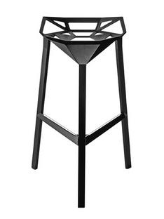 Stool_One Hauteur de l'assise pour la version bar 770 mm|Noir mat (5130)