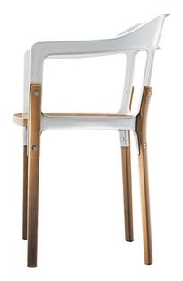 Steelwood Chair Blanc