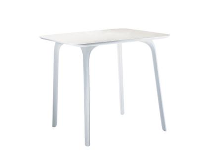 Table First L 80 x l 80 cm|Blanc