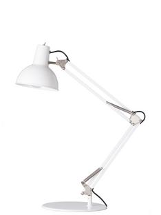 Lampe de bureau à ressort Blanc