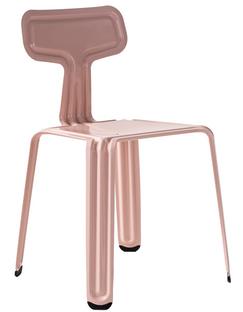 Pressed Chair Rose pâle brillant
