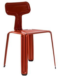 Pressed Chair Rouge feu brillant