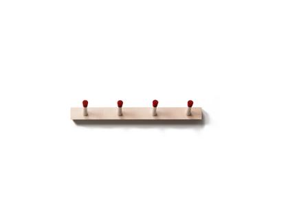 Portemanteau Rechenbeispiel 4 crochets (53 cm)|Rouge