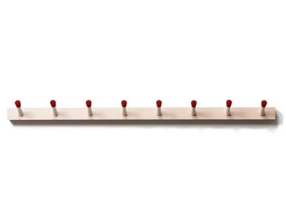 Portemanteau Rechenbeispiel 8 crochets (109 cm)|Rouge