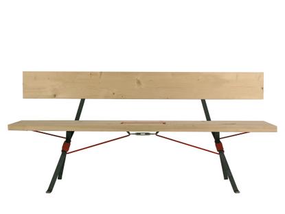 Banc Kampenwand avec dossier Intérieur - Corde rouge