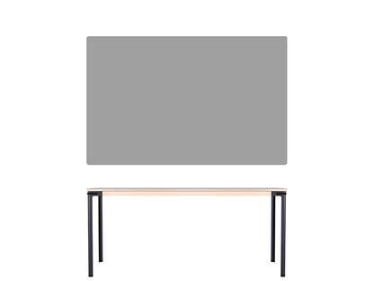Table Seiltänzer 75 x 160 x 90 cm|Linoleum foncé|Noir
