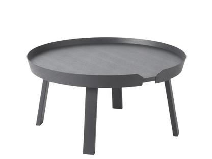 Around Coffee Table Grand (H 36 x Ø 72 cm)|Frêne anthracite