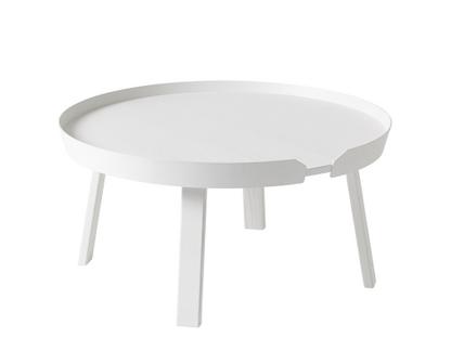 Around Coffee Table Grand (H 36 x Ø 72 cm)|Frêne blanc