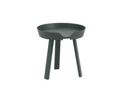 Around Coffee Table Petit (H 46 x Ø 45 cm)|Frêne vert foncé