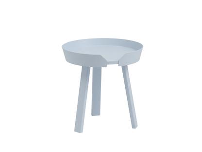 Around Coffee Table Petit (H 46 x Ø 45 cm)|Frêne bleu clair