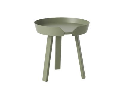 Around Coffee Table Petit (H 46 x Ø 45 cm)|Frêne vert mousse