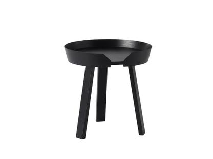 Around Coffee Table Petit (H 46 x Ø 45 cm)|Frêne noir