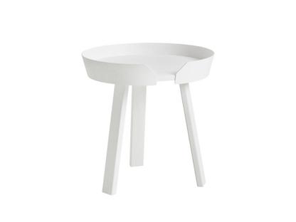 Around Coffee Table Petit (H 46 x Ø 45 cm)|Frêne blanc