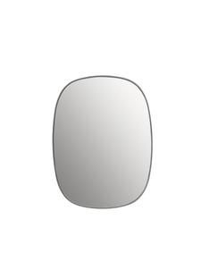 Miroir Framed  Petit|Cadre gris / miroir
