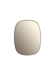 Miroir Framed  Petit|Cadre taupe / miroir teinté taupe