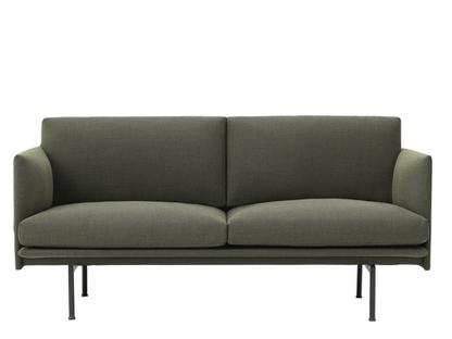 Outline Studio Sofa Tissu Fiord 961 - Gris-vert