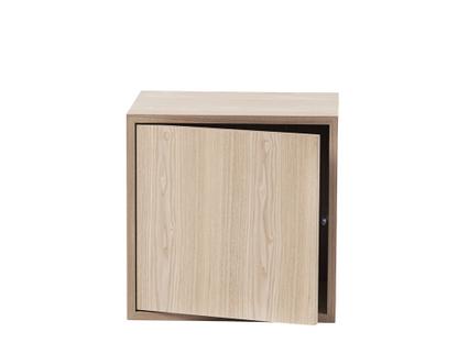 Système d'étagères Stacked M (43,6 x 43,6 x 35 cm)|Avec porte|Chêne