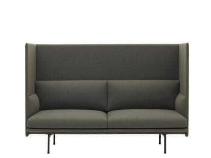 Outline Highback Sofa 2 places|Tissu Fiord 961 - Gris-vert