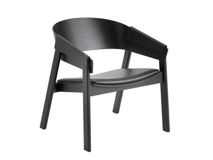 Chaise Cover Lounge  Noir/Cuir noir